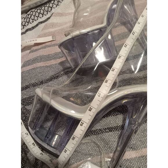 Pleasers clear knee-high - Picture 4 of 5